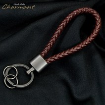 브릭스 닛산 우레탄 키케이스 스마트키 커버 키홀더 악세사리 용품, 키링-다크브라운