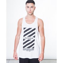 지아니루포 Ug70165 Outcome로고 탱크탑(Wh)