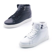 베라슈즈 국산 여성 키높이 6센치 패션 하이탑 운동화 스니커즈 하모니