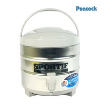 Peacock 일본피코크 워터저그(INS-60)실버 보온보냉물병 아이스물통 스테인레스