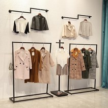 이레무역 Z W 벽면행거 10*100 매장용 디자인 인테리어 튼튼한 벽행거, Z블랙10*100