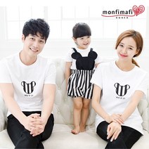국내생산 몽피마피 미니 패밀리 반팔