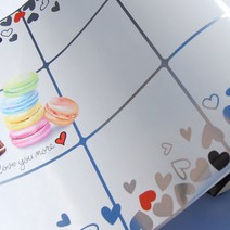 데코미 주방 욕실 리폼 120종 시트지, AL-20 (호일난연-스윗하트)