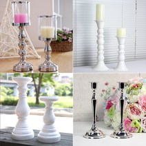 인테리어촛대 빈티지촛대 엔틱촛대, A3실버볼륨촛대(소)