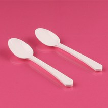 수저 숟가락 백색 개별포장 100개입 (갑돌이F2번), 1개