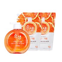 순샘 구연산 자몽 500mlx1개+1.2Lx2개, 1개