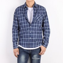 스타토리 메르시 데님 셔츠 남자 긴팔 청남방 빅사이즈 95~130