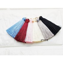 프리미엄 인견 태슬/수술장식/캔들장식/예단포장장식, 블랙