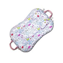 뽀송뽀송 국내수제작 땅콩침대 휴대보트침대 B_25 핑크바탕 동물농장, 짱구베개포함