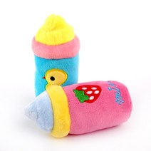 강아지장난감 애견장난감 체리스 용품, 038-봉제젖병, 1개