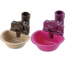 릿첼 강아지 물병 급수기 S M 사이즈, 핑크