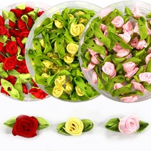 [동화오피스] 장미꽃 15mm (30개내외) / 장식꽃 꾸미기꽃, 빨강