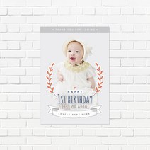 러블리데이 돌잔치 포토테이블 이벤트 보드 모던스타일 돌상소품, 1)A4사이즈