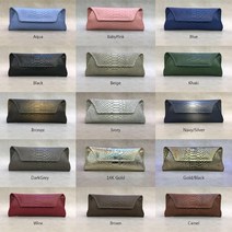 칼라퍼플 프리티 뱀피 장지갑