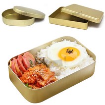 우야몰 국산 추억의 양은도시락 밴또 도시락 나들이 옛날 양철, 양은도시락03.사각4호, 1개