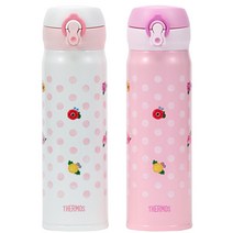 THERMOS 일본 써모스 진공 텀블러 JNL-502GK 500ml 보온병, 레드