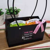 핑크플로라 [맞춤쇼핑백], 2)검정