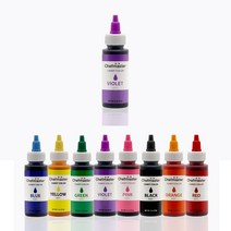셰프마스터 지용성 초콜릿 앙금 사탕 파우더색소 레드 3g, candy violet 57g, 1개