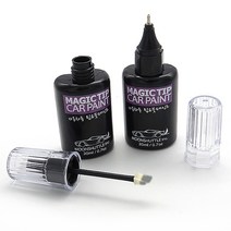 포르쉐 매직팁더블 터치업페인트 붓＆팁, [C9X]Jet Black Met