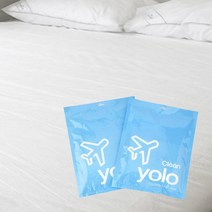 제이크탑 클린 YOLO 일회용 베개커버 2개