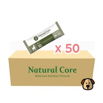 네츄럴코어 에코10 베지테리언 유기농 강아지사료 샘플 (작은입자) 35g 1박스, 50개, 과일/야채