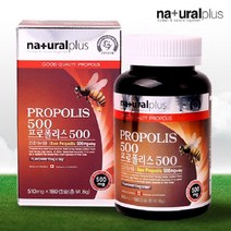 프로폴리스 비프로폴리스 추출분말 캡슐 알약 구강영양제 플라보노이드함량, 510mg