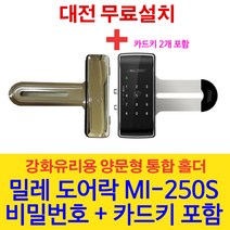 밀레 세종당일무료설치 유리문전용 밀레mi-250S 도어락, 도어락 대전당일무료설치