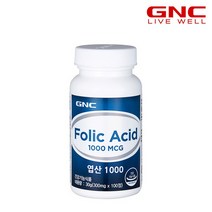 GNC [GNC] 엽산 1000 (100정) 100일분, 단품