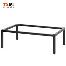 도리퍼니처 유니크 900 프레임 / 철제 카페 커피숍 탁자 소파 거실 낮은 좌탁 테이블, 블랙