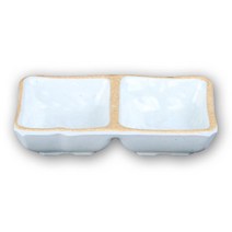 멜라민 접시 그릇 앤틱 조선백자 접시 볼 쿠프 찬기 스파게티 구프, 2칸초장