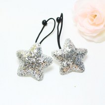 은꽃밴드 번쩍별방울고무줄- 유아동방울머리끈 아기머리끈