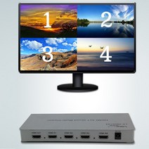 HDMI 4대1 모니터화면분할기 CCTV화면분배기, HDMI 4대1 모니터 분할기