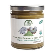 Windy City Organics 오가닉 로우 & 스톤 그라운드 스프라우티드 펌킨 씨드 버터, 227g, 1개