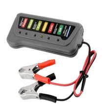 6LED 디지털 전압계 배터리 테스터기 충전 분석기 12V