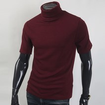 기모 반팔 목폴라티 터틀넥 니트 목티 NMZ619N