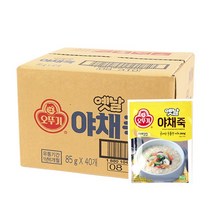 오뚜기 야채죽85g(40개) 즉석식품, 85g, 40개