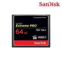 샌디스크 익스트림 프로 CF 메모리카드, 64GB
