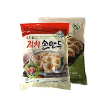 굿푸드 채식웰빙 우리밀 김치손만두 1.4kg+피망잡채만두 1.4kg, 1box