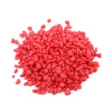 비오스 테라리움재료 마리모자갈 무지개 칼라색돌 100g, 빨강, 1개