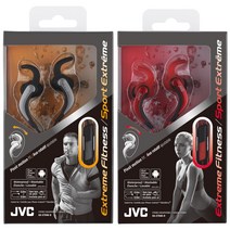 JVC 스포츠 방수 아웃도어 커널형 이어폰 ETR40, R(레드)
