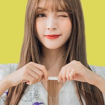 유로헤어 인모테이프붙임머리 10피스 인모스티커붙임머리 가발 헤어피스 실익스텐션 테이프피스, 6번-밝은갈색, 1개