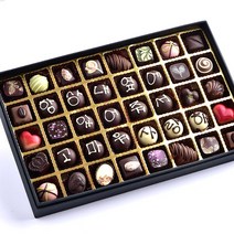 메세지 수제 초콜릿 화이트데이 위스키봉봉 사탕 선물, 480g, 1box, 40구 메세지 수제초콜릿 선물세트