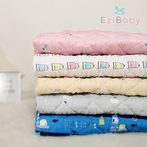 이지베이비 여름 아기 인견패드 유아 이불패드 유아동 요/매트, 폴라랜드/블루_인견패드