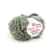 나은몰 슈퍼 밍크 Fur 목도리 털실 뜨개실 넥워머 무릎담요 Knit, 15 크림 슬레이트 윙스