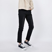 [데님공방] 남자 기모청바지 스판 블랙진 겨울 워싱 데님팬츠 S-2XL
