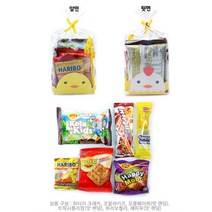 빵송이네 생일답례품 과자 선물세트, 1개, 삐약이간식세트