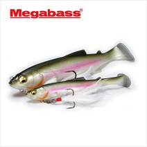 [메가배스] 맥슬로우르 MAGSLOWL 5인치 스웜베이트, DARK SHAD