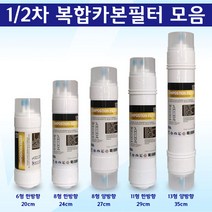 정수기필터 1/2차 복합 컴포지션 호환필터, 1개, 13형 양방향 복합