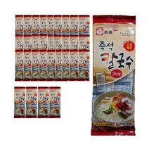 소표 즉석칼국수 2인분 (스프첨부), 250g, 32개