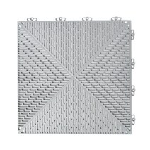 SWEDEN BERGO FLOORING UNIQUE 데크타일 38x38cm 7장 1박스, 스톤 그레이, 1box